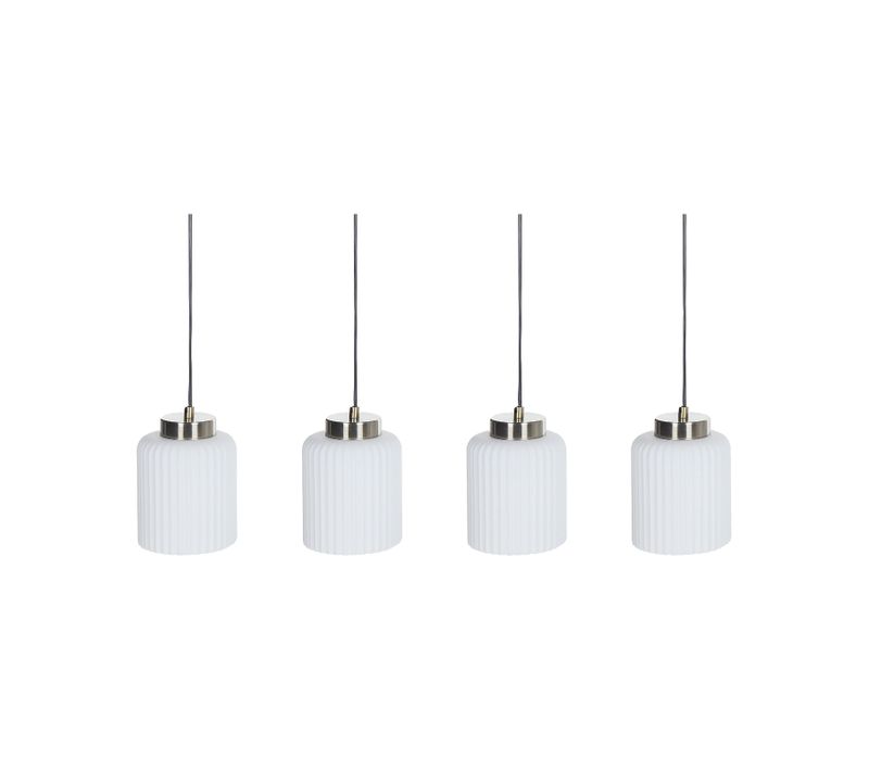 Lampe Suspension Caudelo Métal Noir/blanc