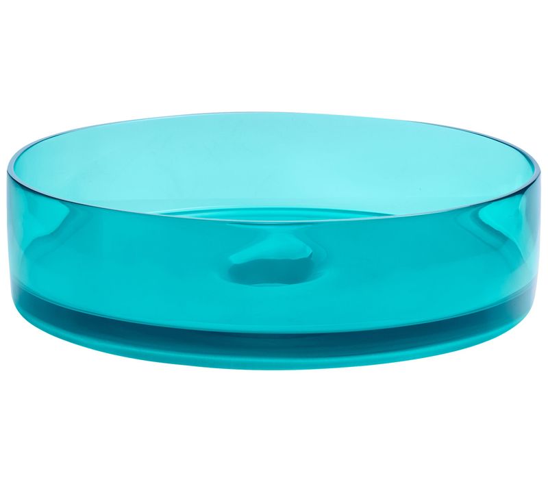 Vasque De Comptoir Rond D 36 Cm Turquoise Tolosa