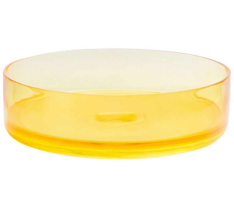 Vasque De Comptoir Rond D 36 Cm Jaune Tolosa