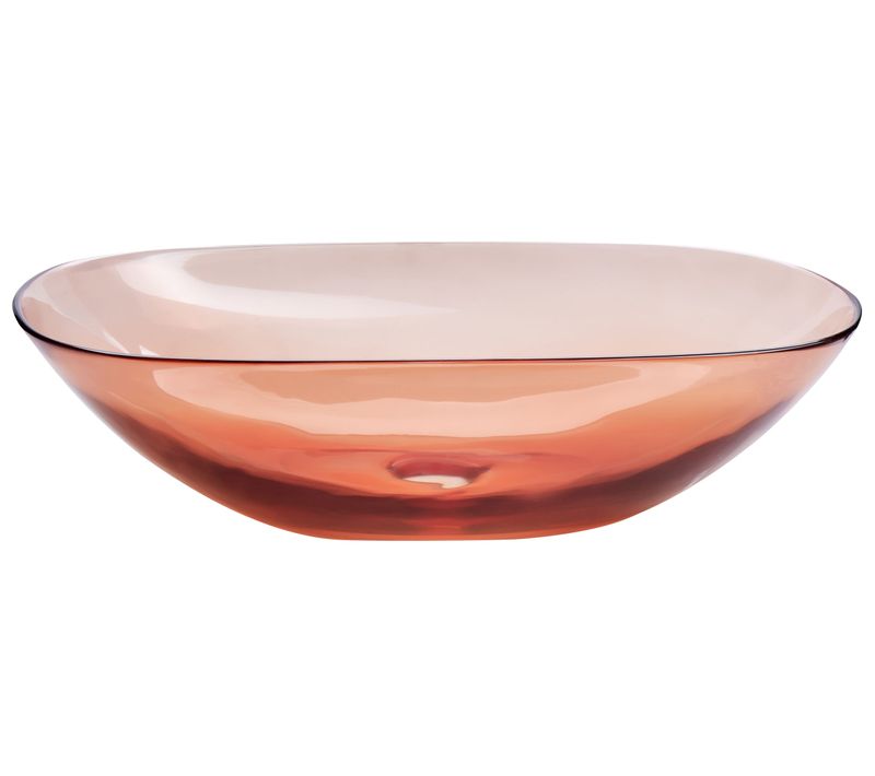Vasque De Comptoir 54 X 36 Cm Rouge Moengo
