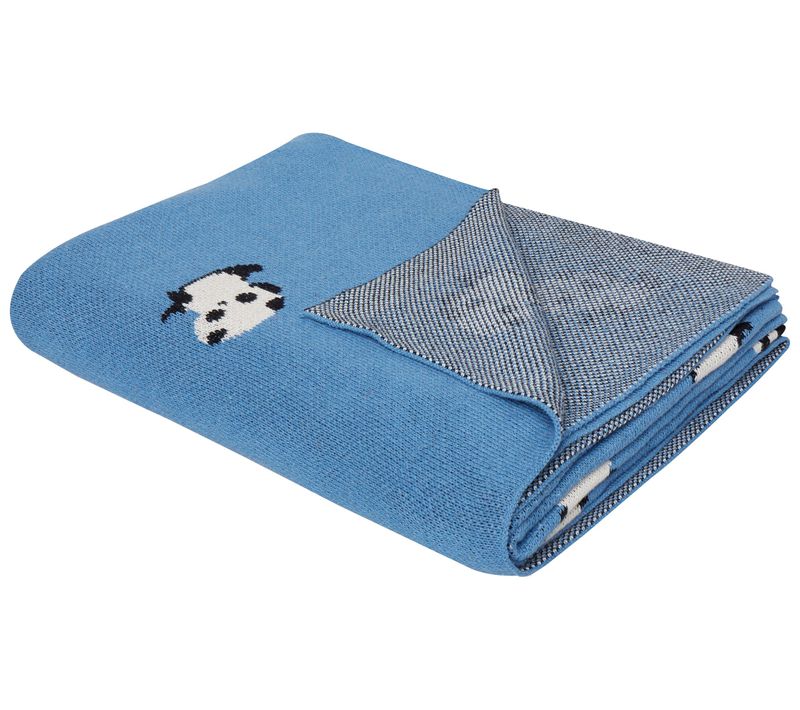 Couverture Talokan Coton 130 X 170 Cm Bleu