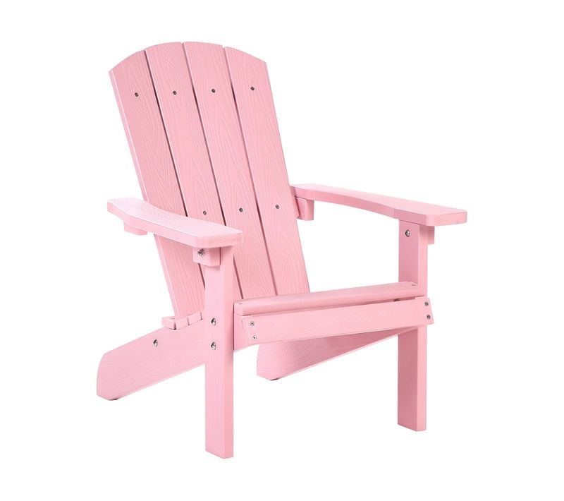 Chaise De Jardin Bois D'ingénierie Rose Pastel Adirondack
