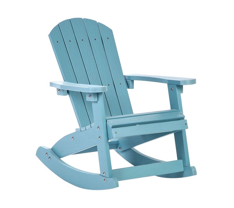 Chaise De Jardin Bois D'ingénierie Bleu Clair Adirondack