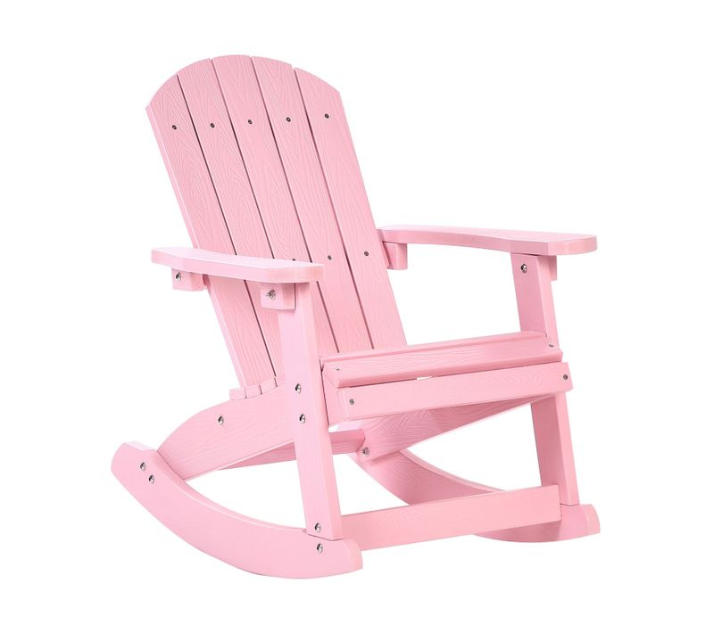Chaise De Jardin Bois D'ingénierie Rose Pastel Adirondack