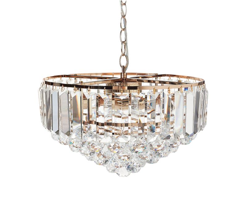 Lustre Acheiro L Cristal Doré