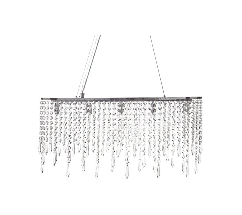 Lustre Calvelle Cristal Argenté