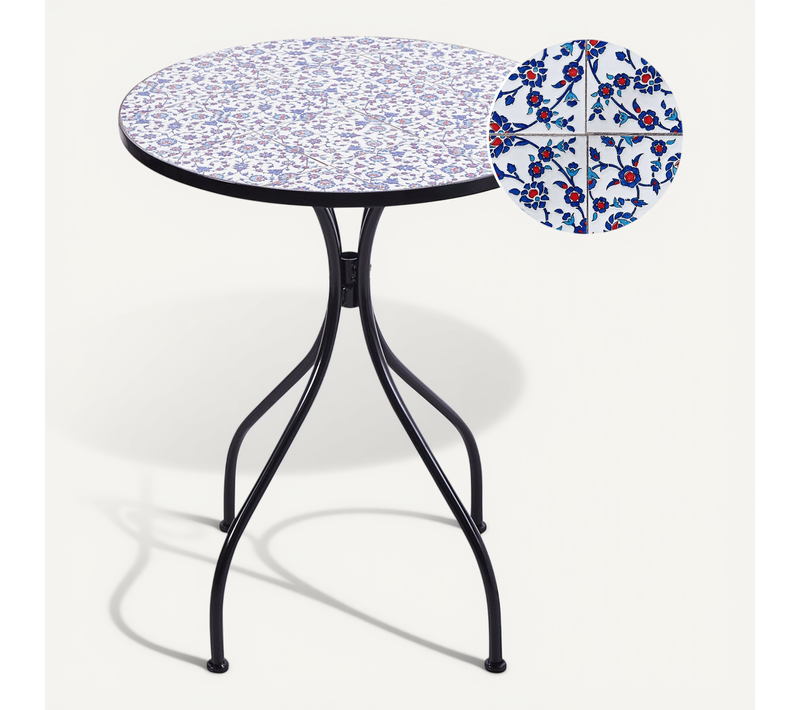 Table De Jardin Céramique Noir Camprena