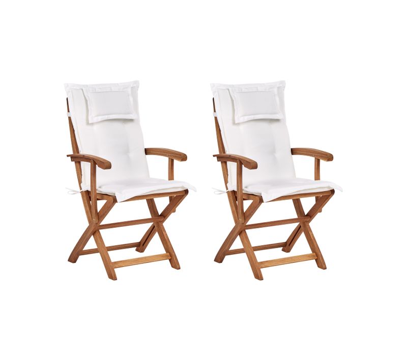 Chaise De Jardin Bois Blanc Cassé Maui