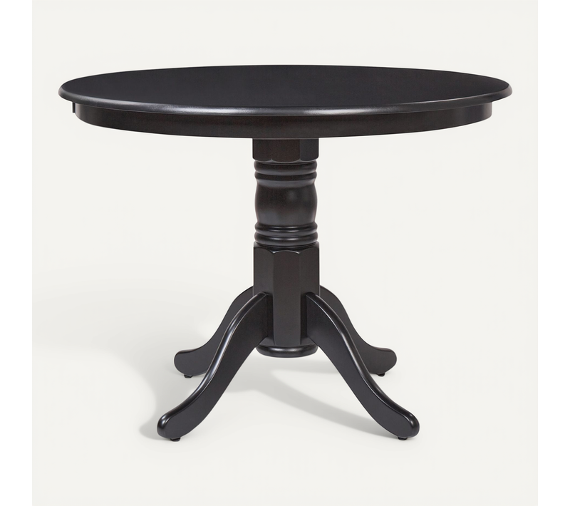 Table Ronde D 100 Cm Noir Akron