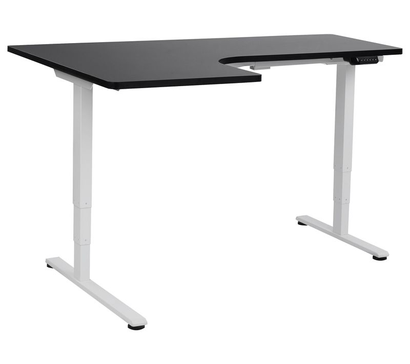Table à Hauteur Ajustable Électrique Côté Gauche Noir Destines