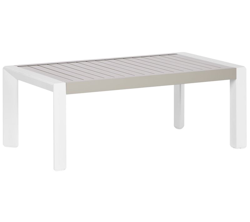 Table De Salle à Manger De Jardin Castella 120 Cm 70 Cm Métal Taupe
