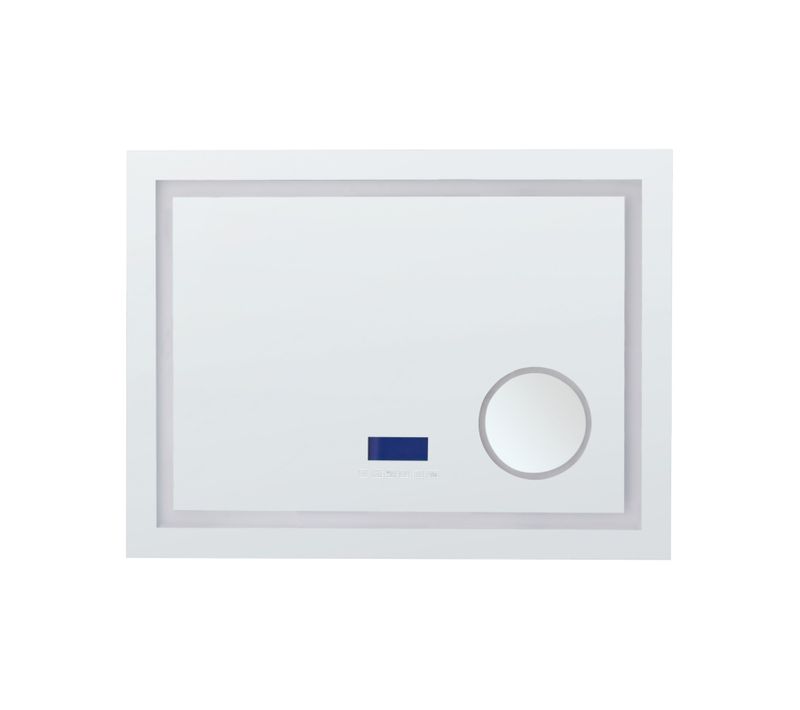 Miroir De Salle De Bain LED Thaix 80 Cm 60 Cm Argenté