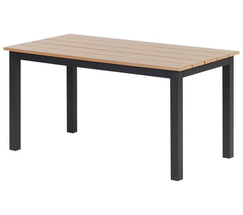 Table De Salle à Manger De Jardin Messina 100 Cm 52 Cm Noir