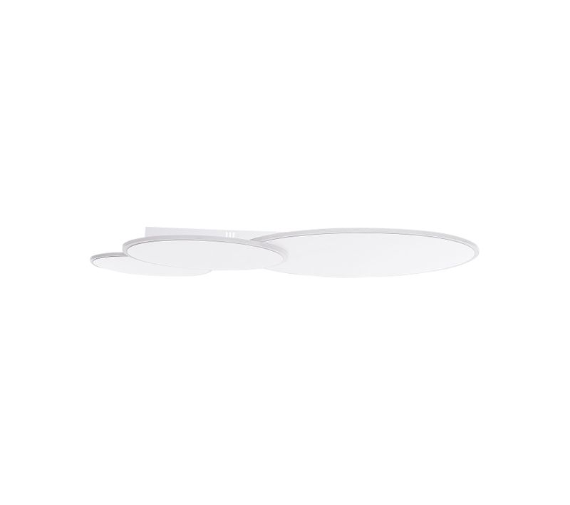 Plafonnier À LED Gabrik Avec Variateur Métal Blanc