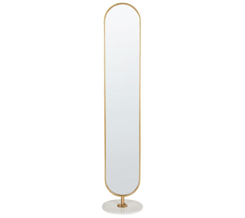 Miroir Avec Porte-manteau Doré Moody