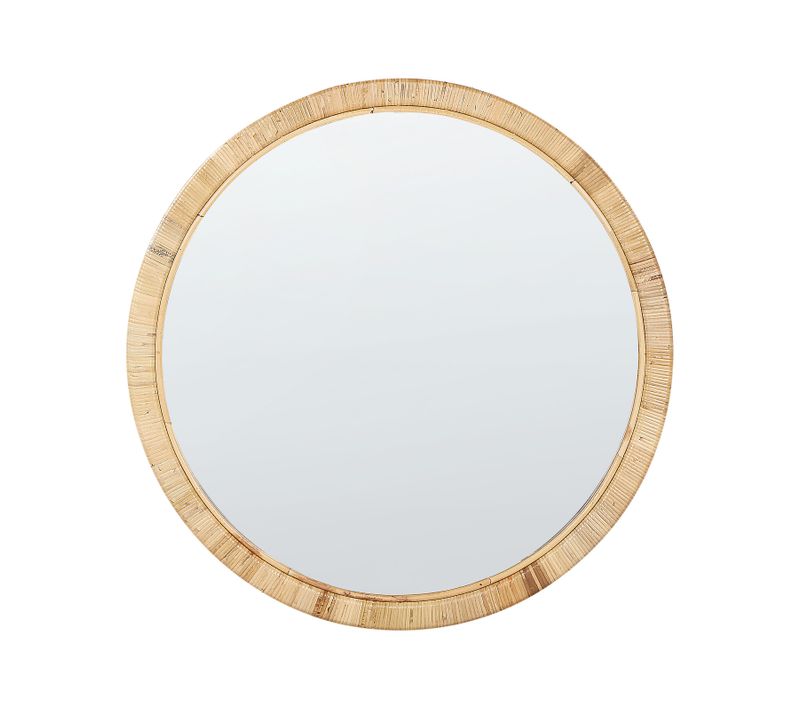 Miroir Anlezy 80 Cm 80 Cm Rotin Naturel