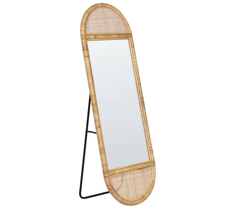 Miroir Sur Pied Barges 150 Cm Rotin Naturel