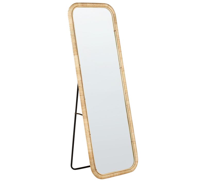 Miroir Sur Pied Malange 150 Cm Rotin Naturel