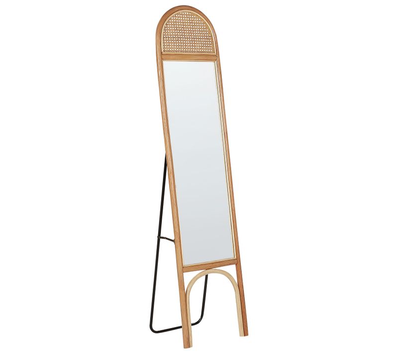 Miroir Sur Pied Brussey 170 Cm Rotin Naturel