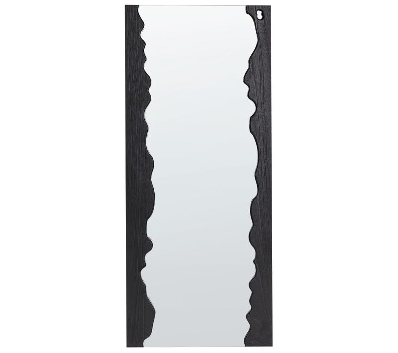 Miroir Saullcet 75 Cm 175 Cm Bois De Paulownia Noir