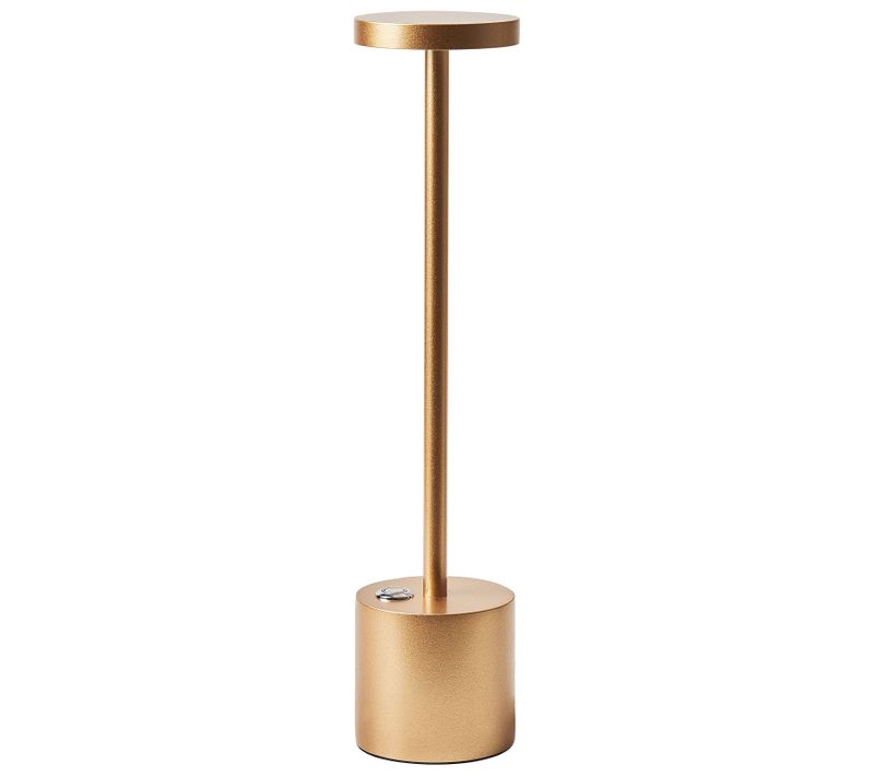 Lampe De Table LED Sans Fil Lizandro Avec Variateur Métal Doré