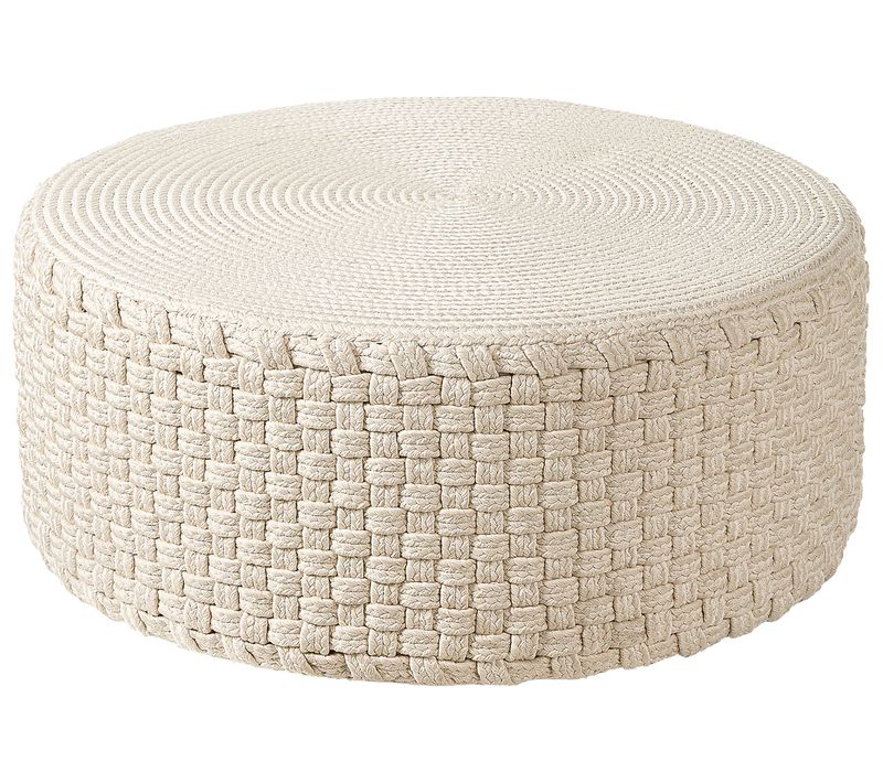 Pouf Mithi Beige Clair