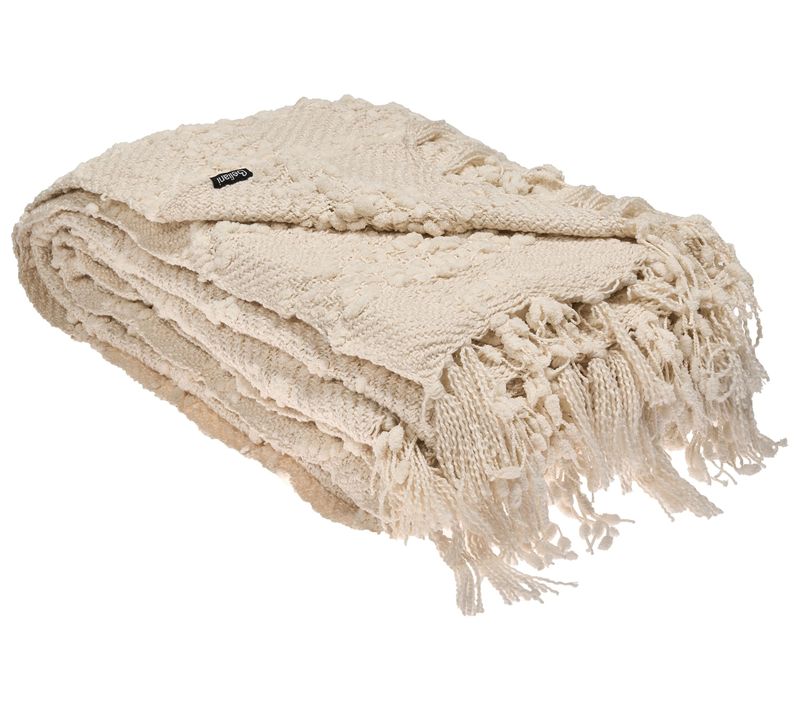 Couverture Vella 200 X 220 Cm Blanc Cassé