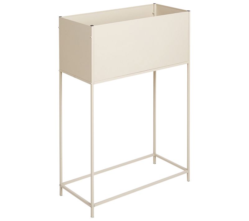 Cache-pot Sur Pied Tapien Métal 70 Cm Beige