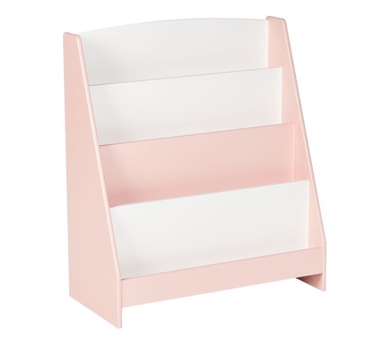 Bibliothèque 4 Étagères Liloet 70 Cm Rose Pastel