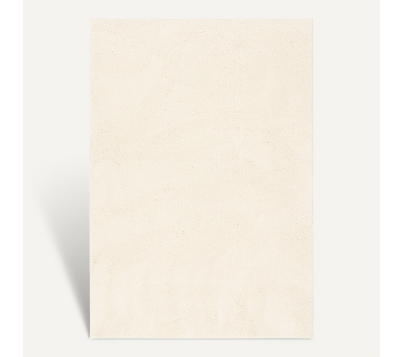 Tapis à Poils Longs Silky 120x170cm Crème