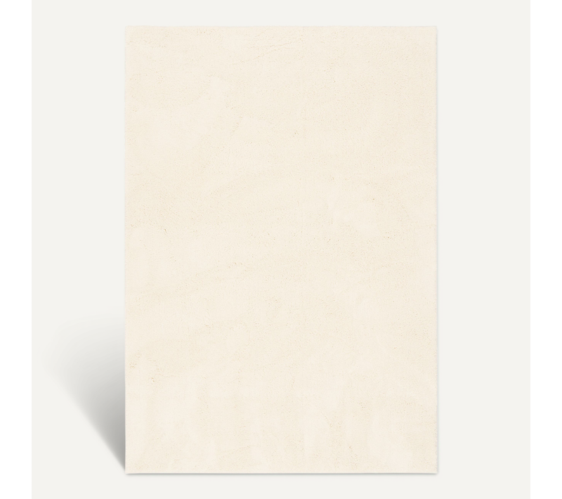 Tapis à Poils Longs Silky 140x200cm Crème