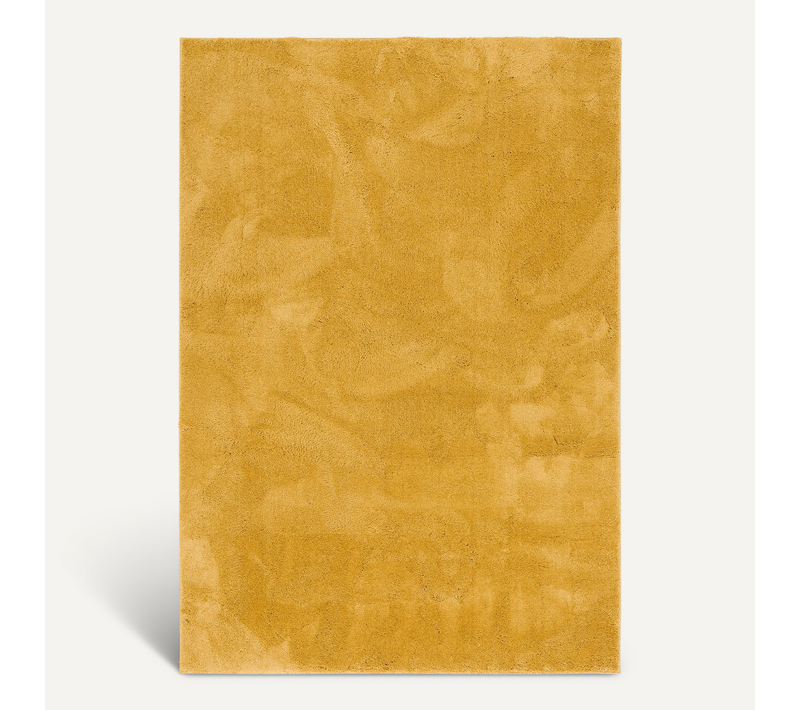 Tapis à Poils Longs Silky 120x170cm Jaune
