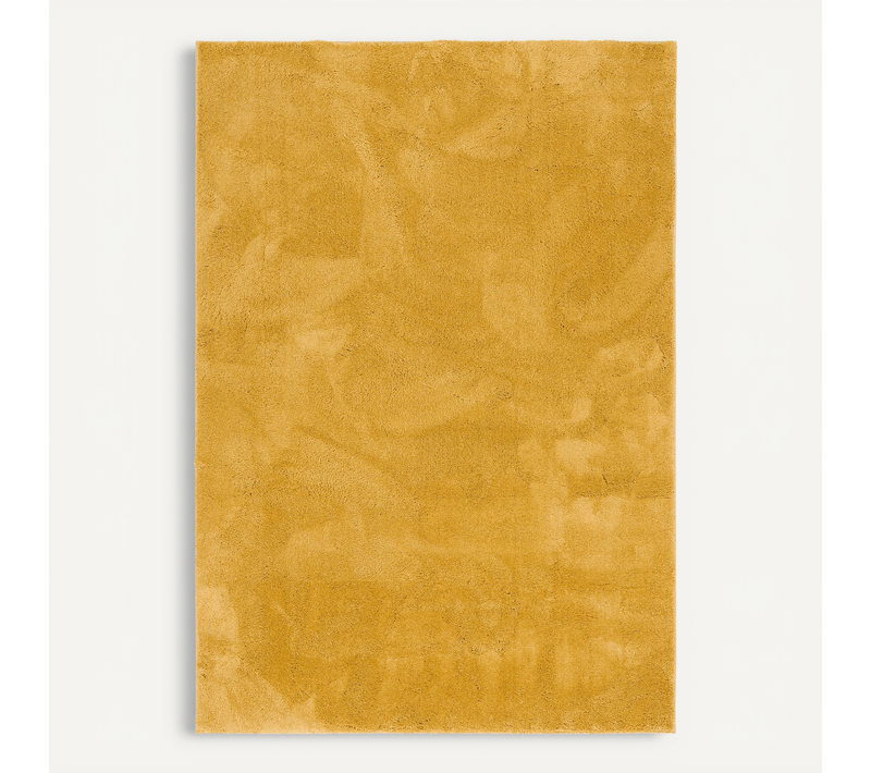Tapis à Poils Longs Silky 140x200cm Jaune