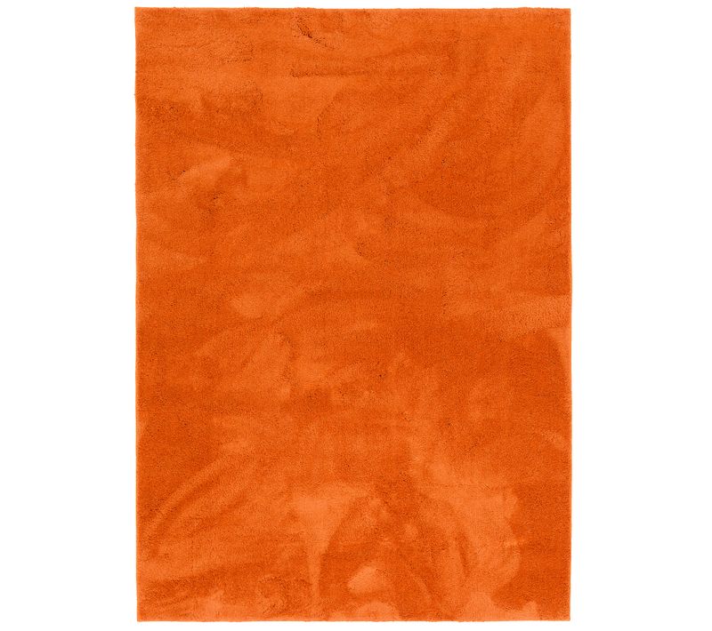 Tapis à Poils Longs Silky 80x150cm Orange