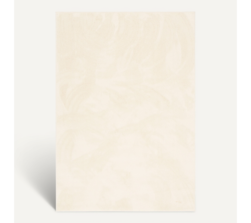 Tapis à Poils Longs Melia 120x170cm Crème