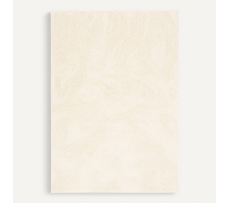 Tapis à Poils Longs Melia 140x200cm Crème