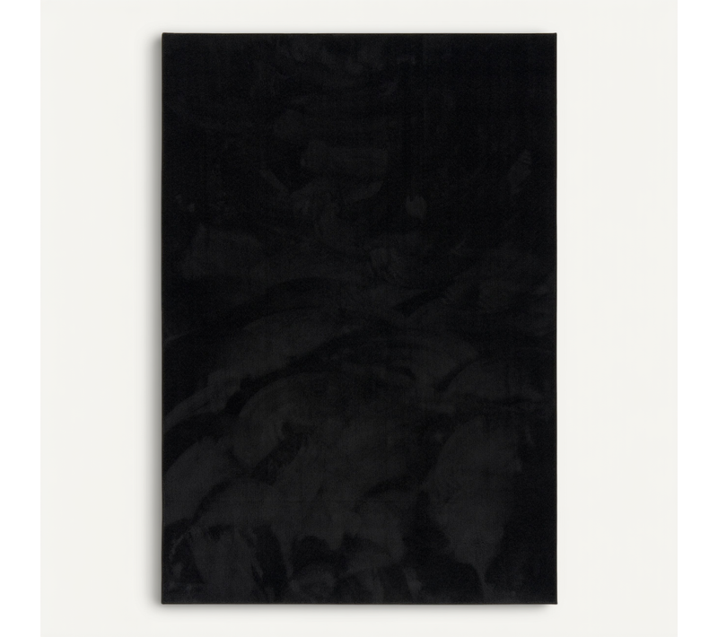 Tapis à Poils Longs Melia 120x170cm Noir