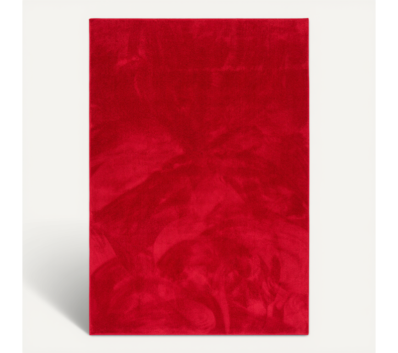 Tapis à Poils Longs Melia 120x170cm Rouge