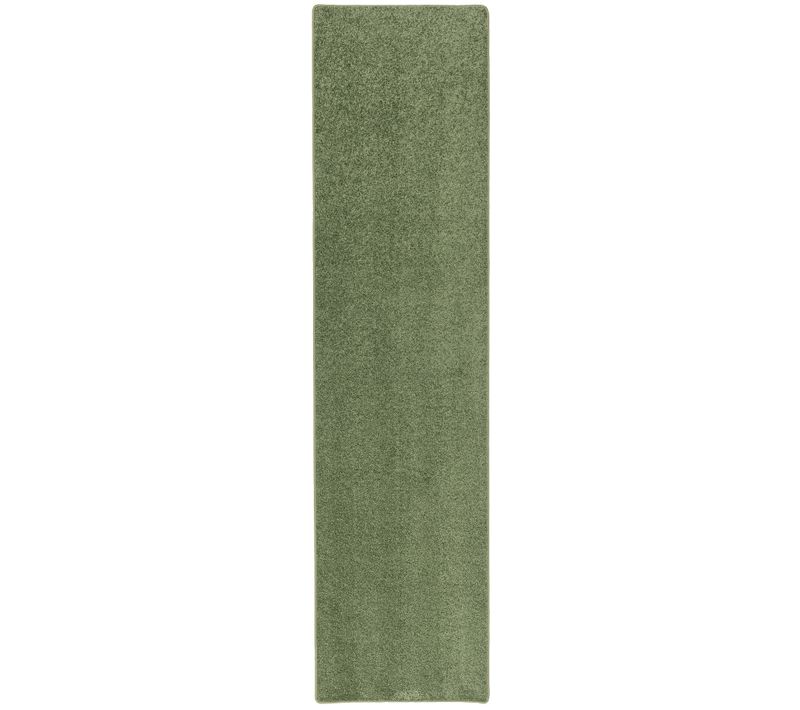 Tapis à Poils Longs Couloir Cottage 80x160cm Vert