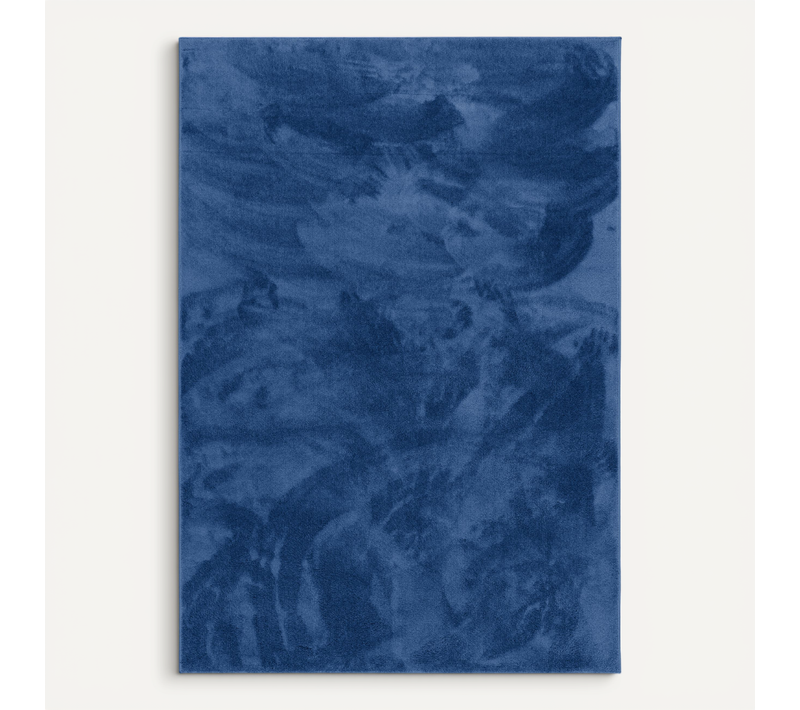 Tapis à Poils Longs Melia 160x230cm Bleu