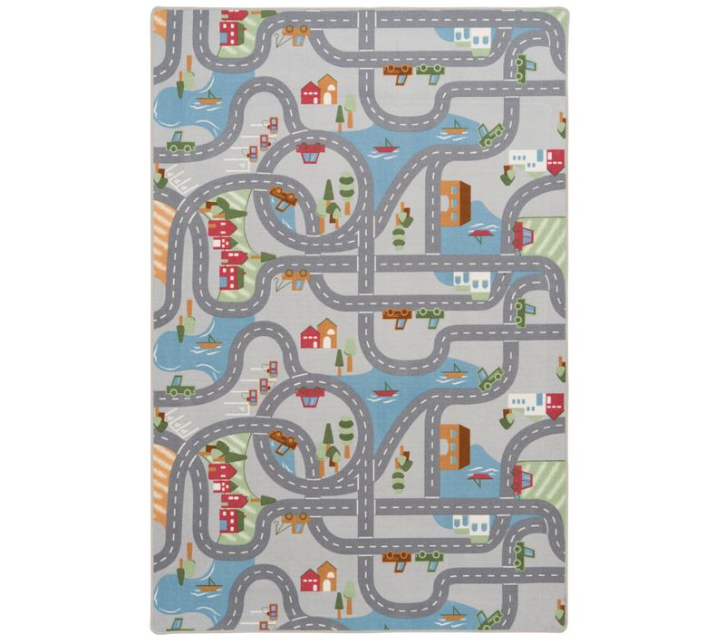 Tapis Rues Pour Enfants Fun Town 100x300cm
