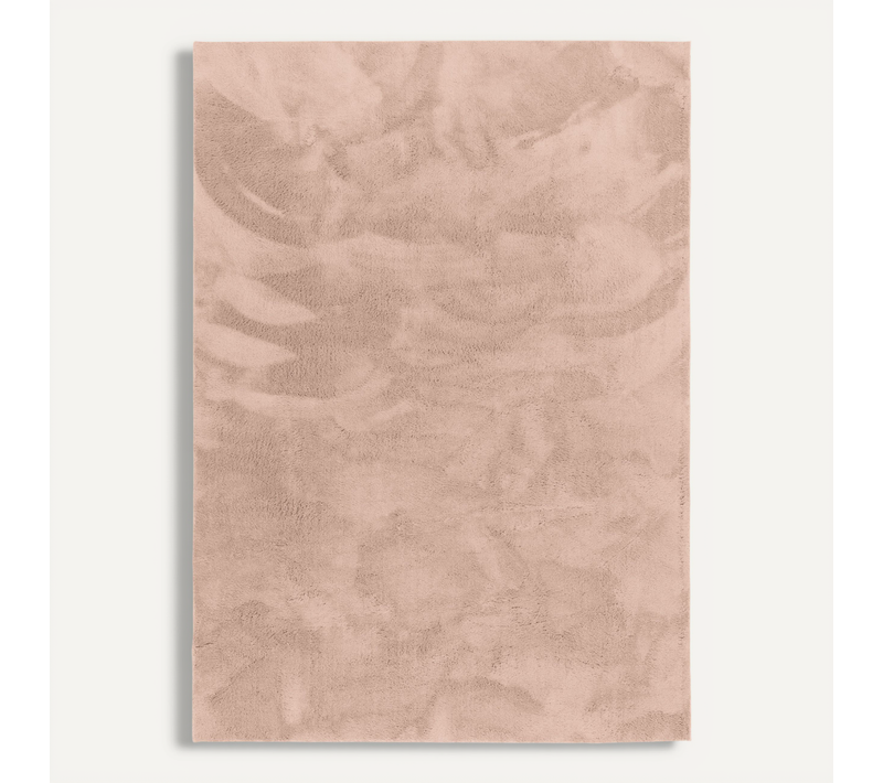 Tapis En Fourrure Pearl 80x150cm Vieux Rose