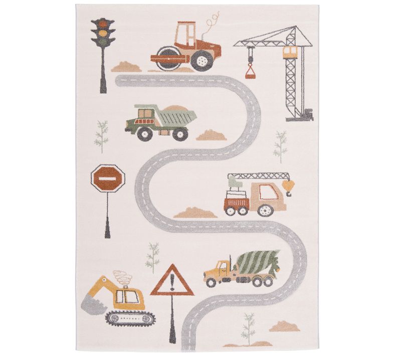 Tapis Maui Kids Pour Enfants Chantier 140x200cm