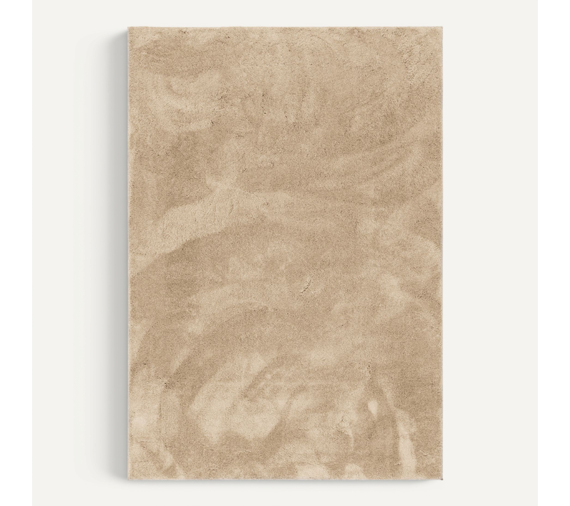 Tapis à Poils Longs Silky 140x200cm Beige