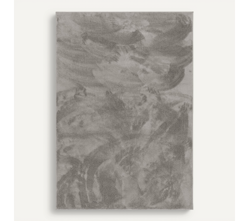 Tapis à Poils Longs Melia 80x150cm Gris