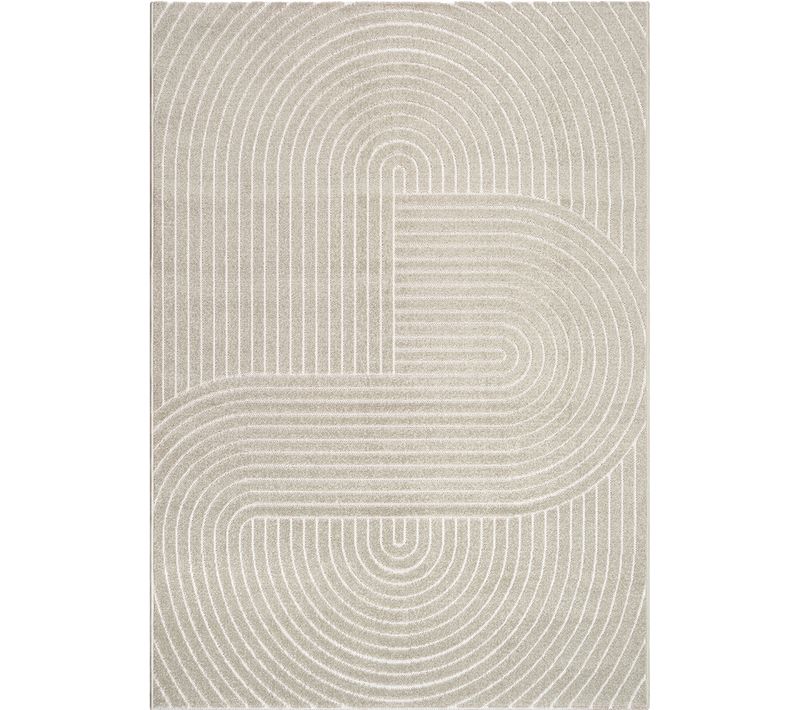 Tapis Santo Plus Moderne Design Boho, Beige, 140x200 Cm