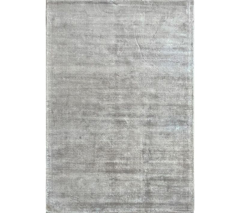 Tapis Janelle Élégant Salon Viscose, Gris, 120x170 Cm