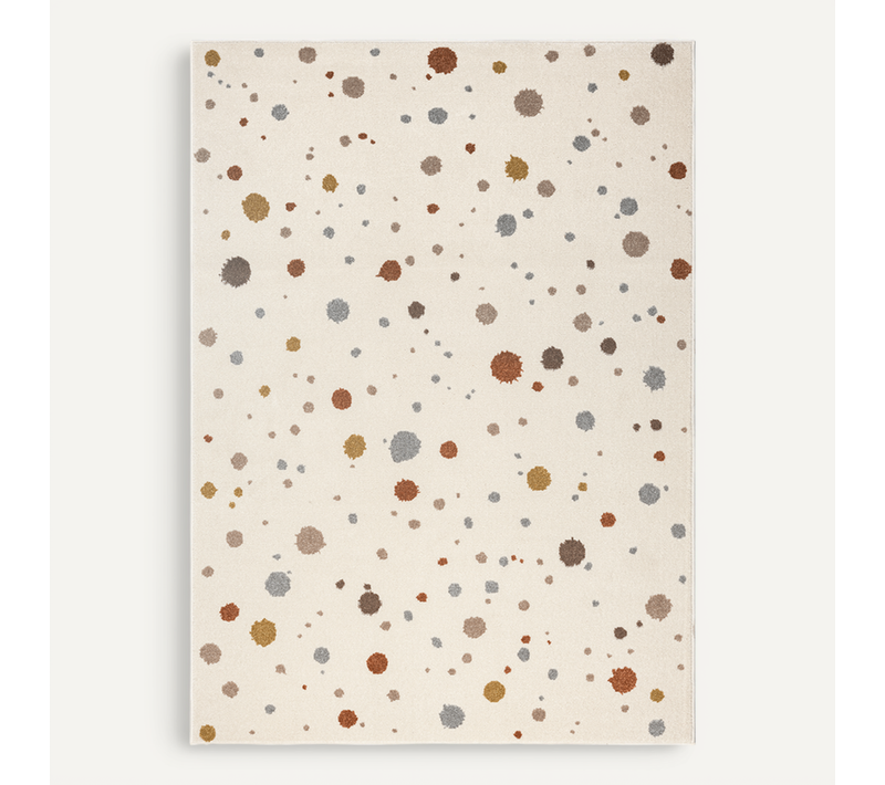 Tapis Beat Kids Moderne Bébé Fille Garçon, Crème, 200x280 Cm