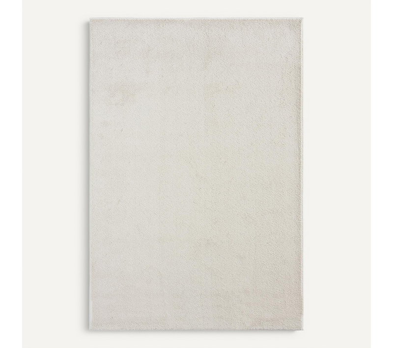 Tapis Marley Élégant Salon, Poils Courts, Crème, 60 X 110 Cm