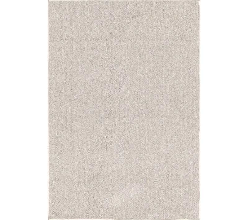 Tapis Natal Moderne Uni Anti-salissures, Beige, 80x150 Cm